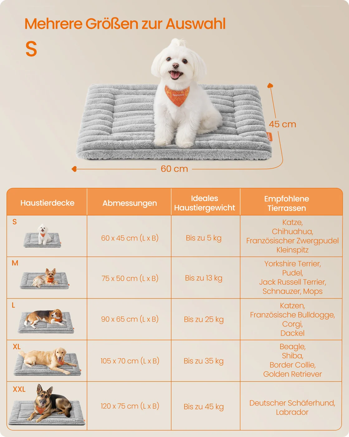 Hondenbed – Machinewasbaar – Verschillende Maten – Geribbeld – PP-vulling - Image 5