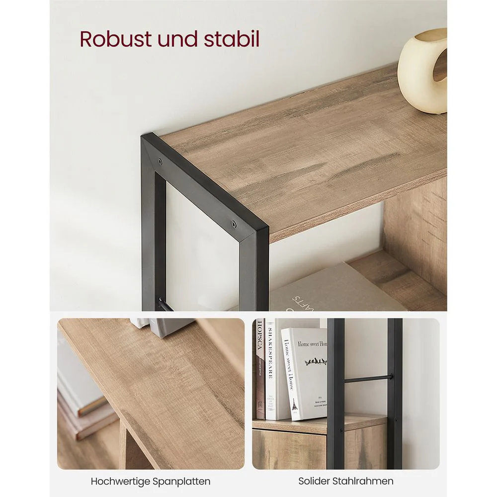 Industriële Boekenkast met Zigzag Design – Stijlvol & Functioneel - Image 7