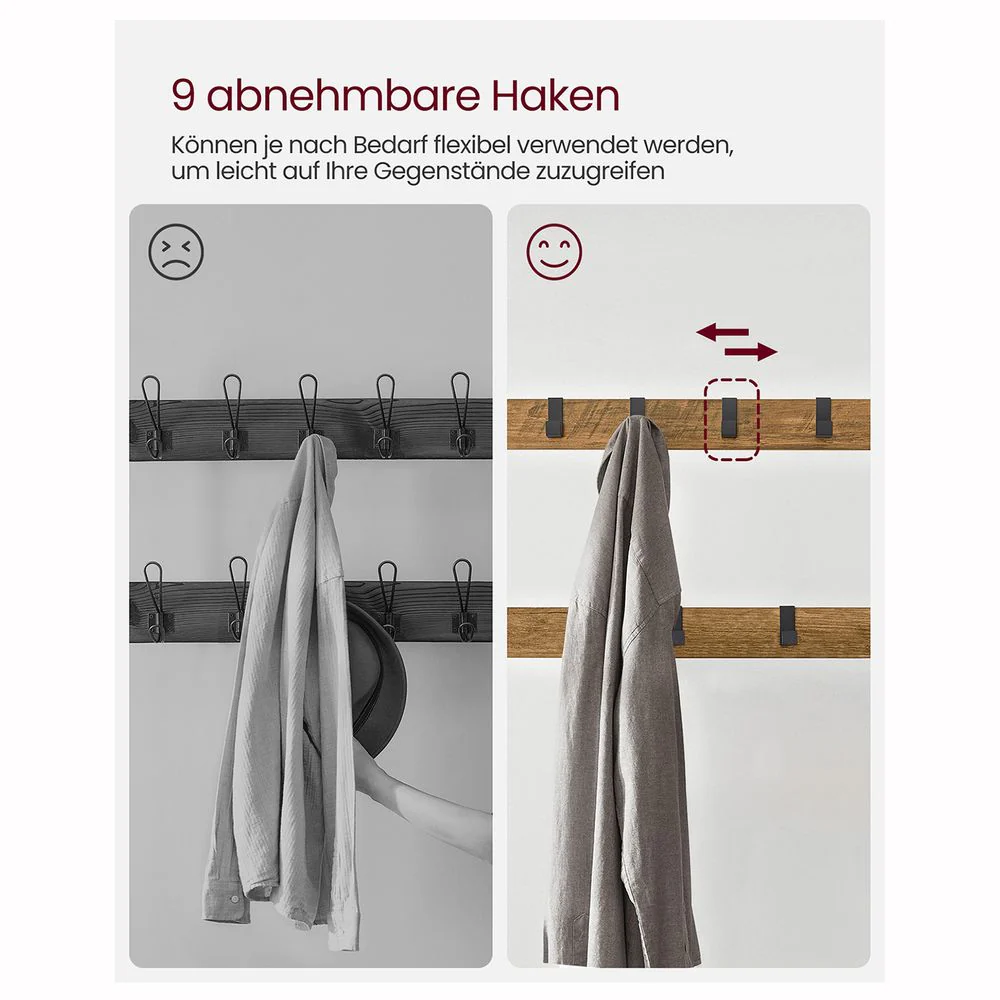 Kapstok met Schoenenrek – Industrieel Design – Hout & Metaal - Image 12