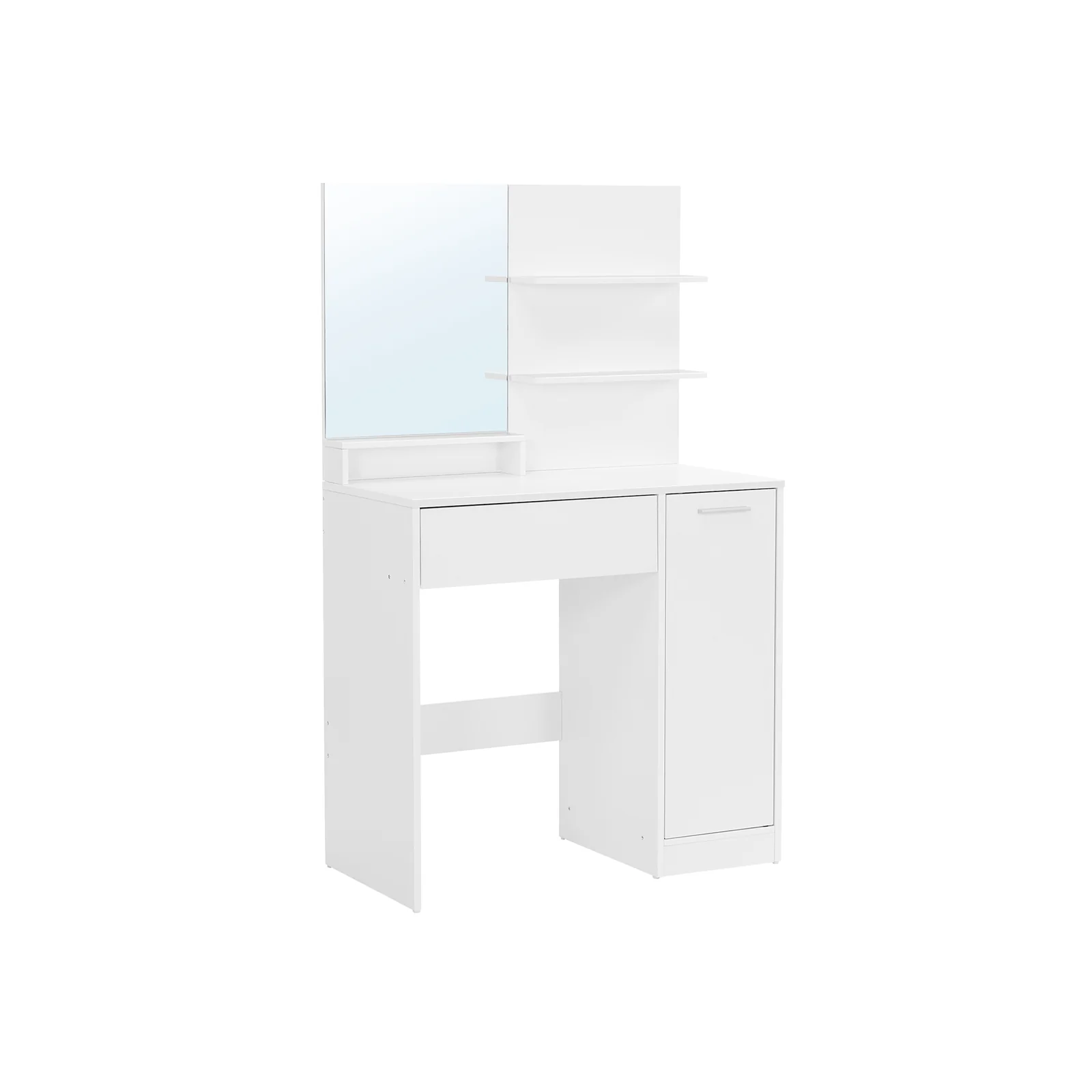 Kaptafel met Spiegel – Secret Beauty Garden – 80 x 40 x 132 cm – Opbergruimte & Elegant Design