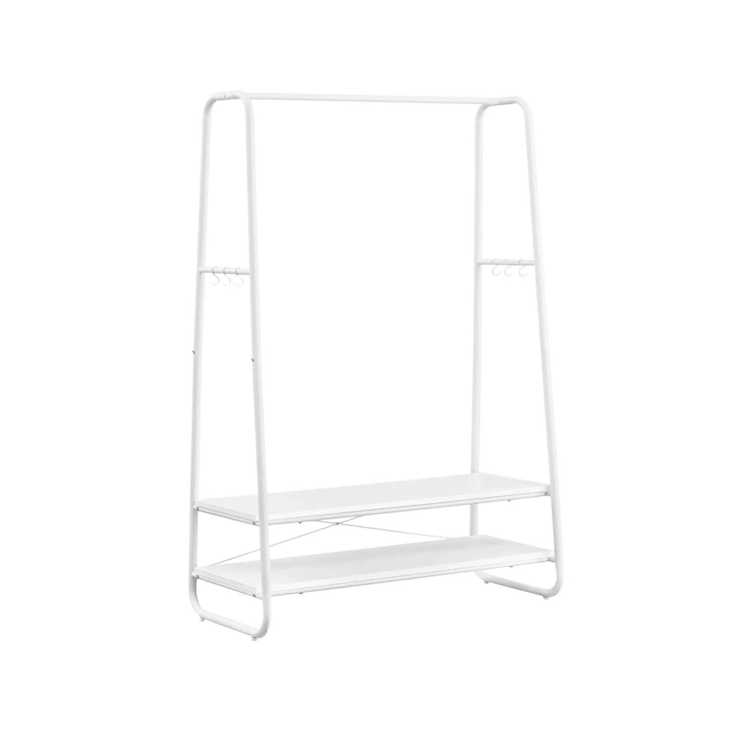 Kledingrek met Legplanken – Industrieel Design – Vrijstaand – 100 cm Breed - Image 5