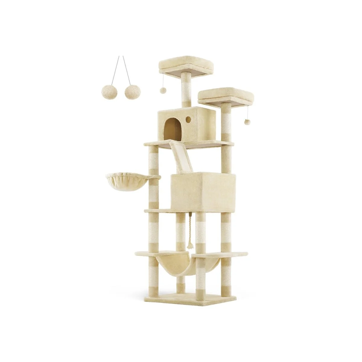 Krabpaal 206 cm - De Ultieme Speel- en Rustplek voor Jouw Kat - Image 10