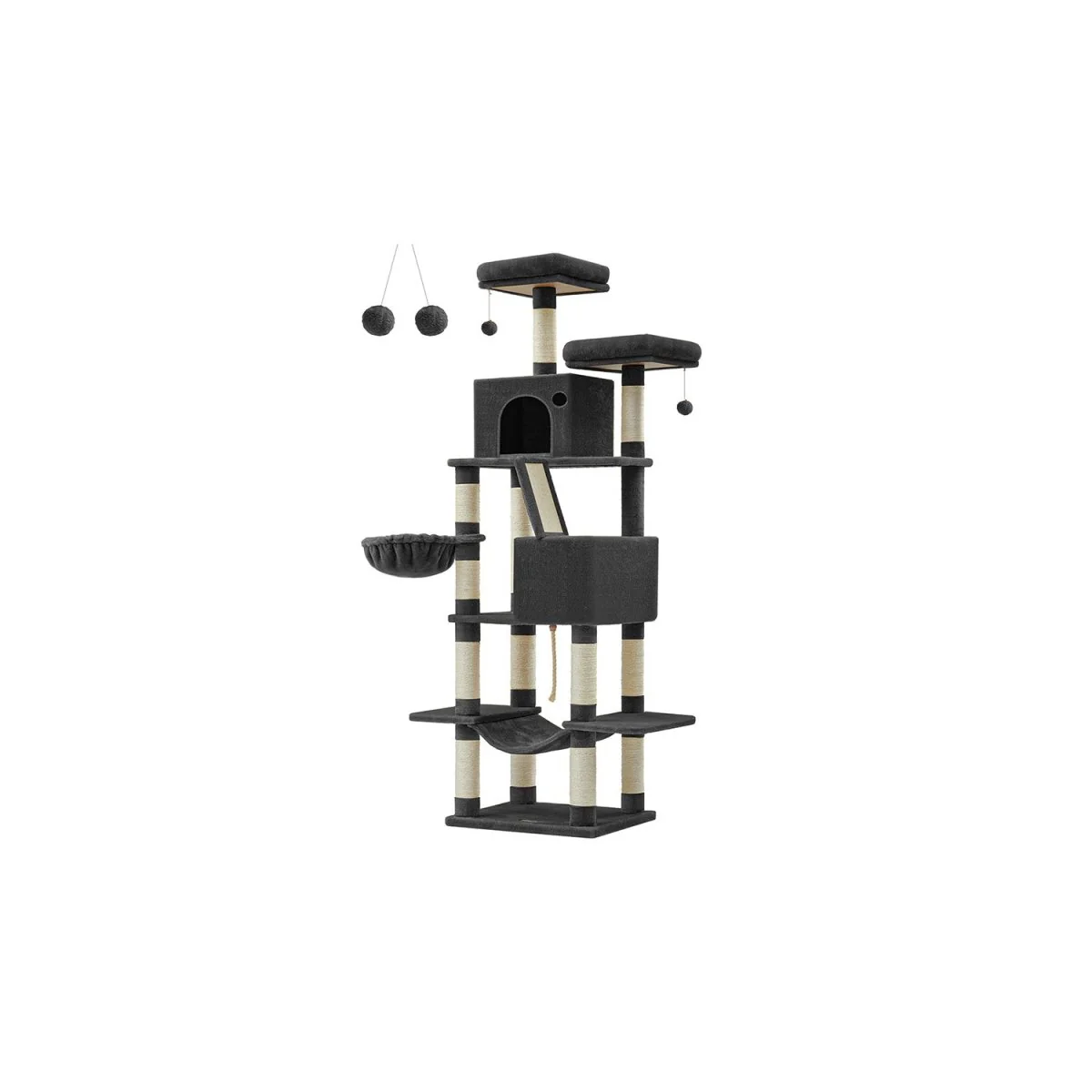 Krabpaal 206 cm - De Ultieme Speel- en Rustplek voor Jouw Kat - Image 12