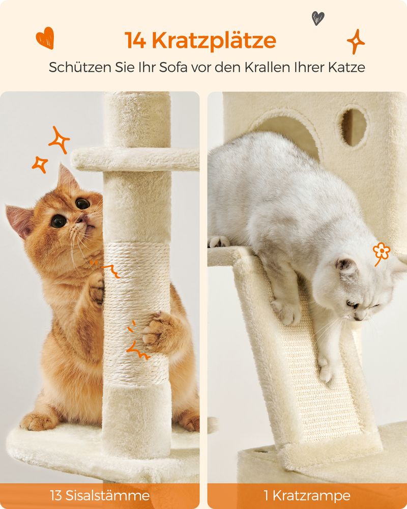 Krabpaal 206 cm - De Ultieme Speel- en Rustplek voor Jouw Kat - Image 13