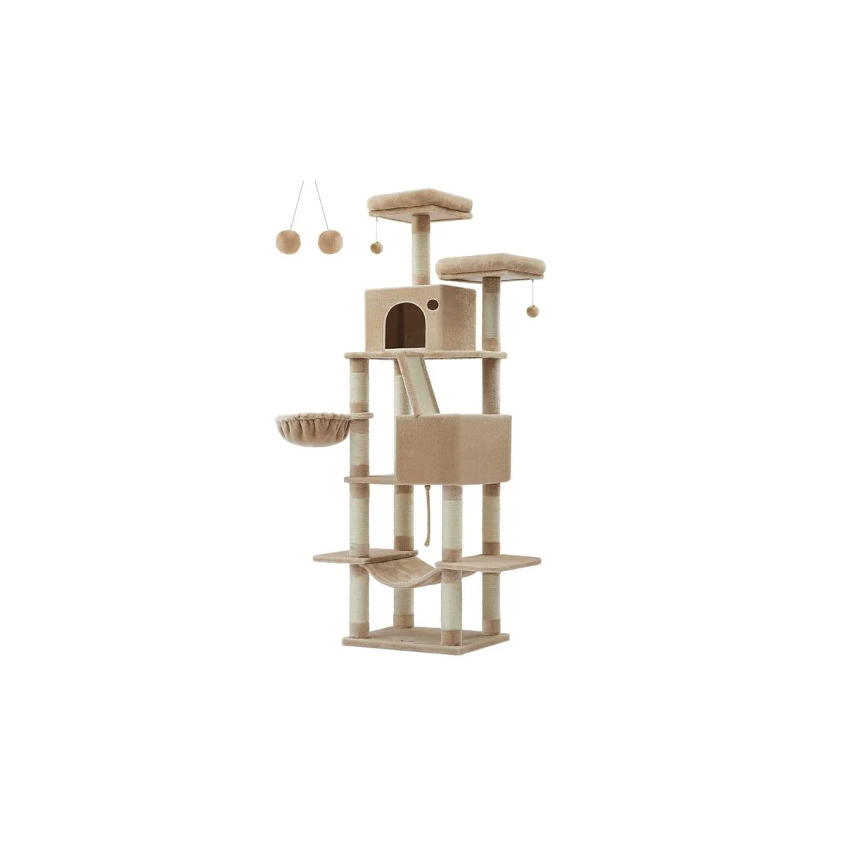 Krabpaal 206 cm - De Ultieme Speel- en Rustplek voor Jouw Kat - Image 14