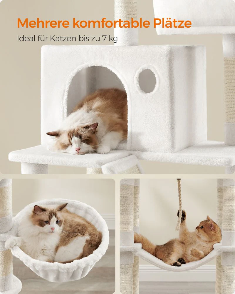 Krabpaal 206 cm - De Ultieme Speel- en Rustplek voor Jouw Kat - Image 7