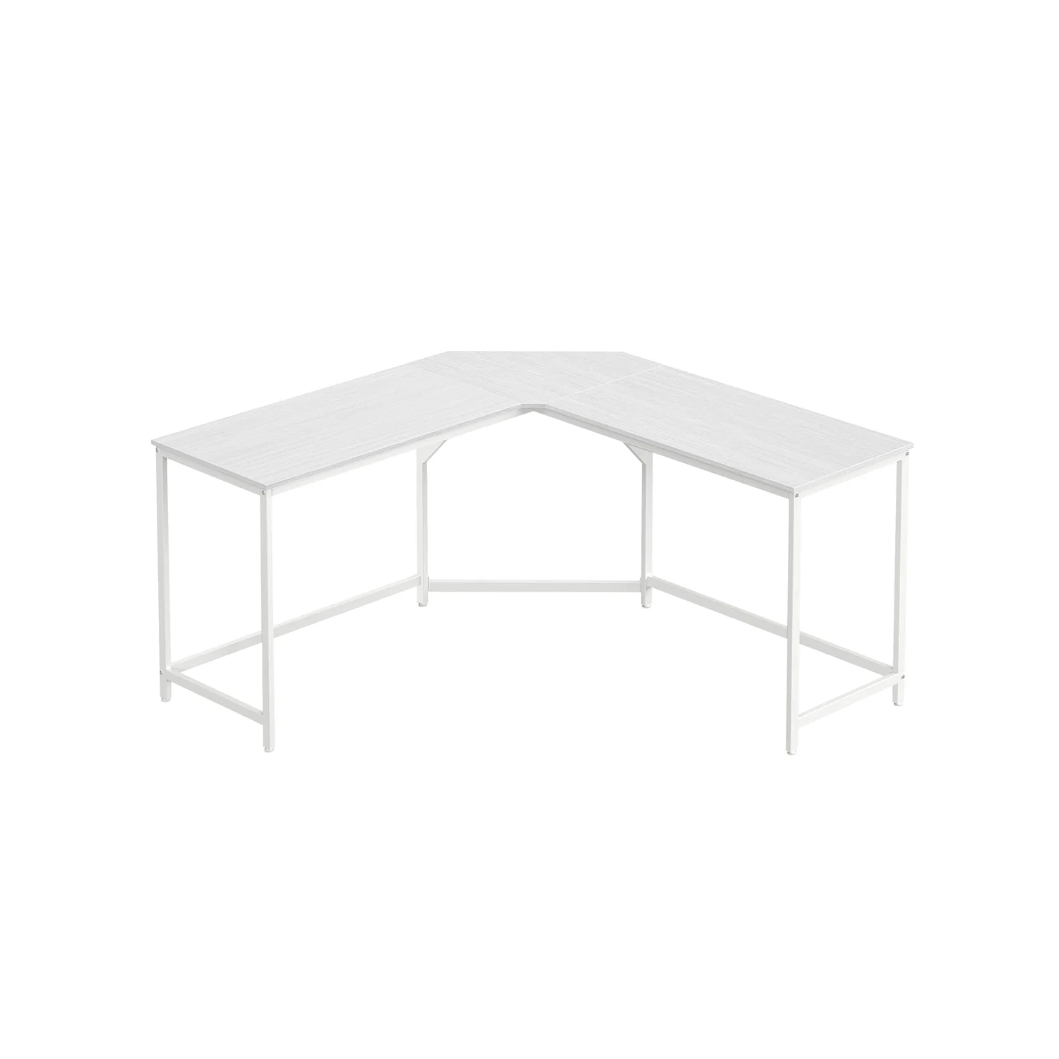 L-vormig Bureau – Hoekbureau met Kabeldoorvoer – Zwart – 149 x 149 cm – Ruim en Ruimtebesparend – Tot 50 kg Draagvermogen - Image 3