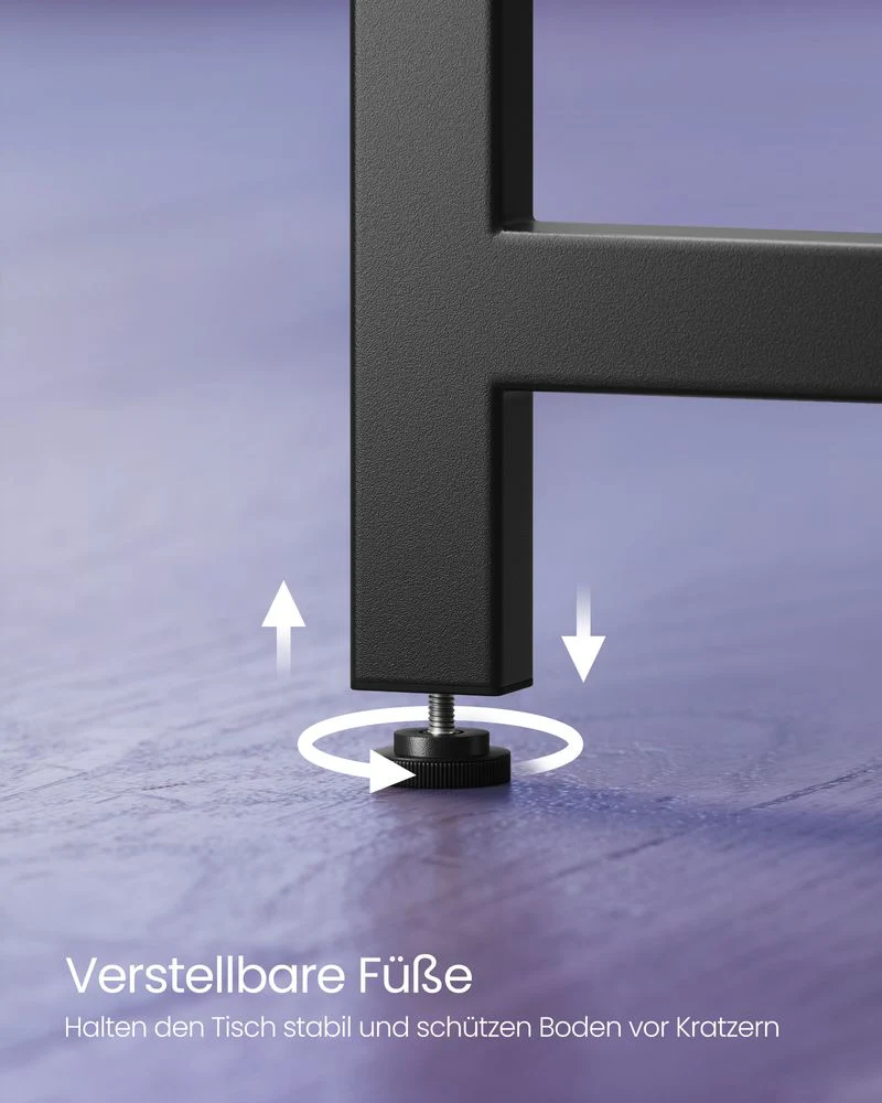 L-vormig Bureau – Hoekbureau met Kabeldoorvoer – Zwart – 149 x 149 cm – Ruim en Ruimtebesparend – Tot 50 kg Draagvermogen - Image 7