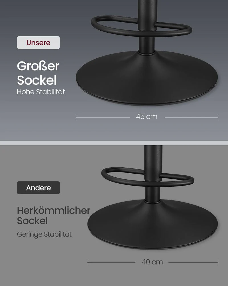 Luxe Barstoelen Set van 2 of 4 - Verstelbaar - 360° Draaibaar - Image 5