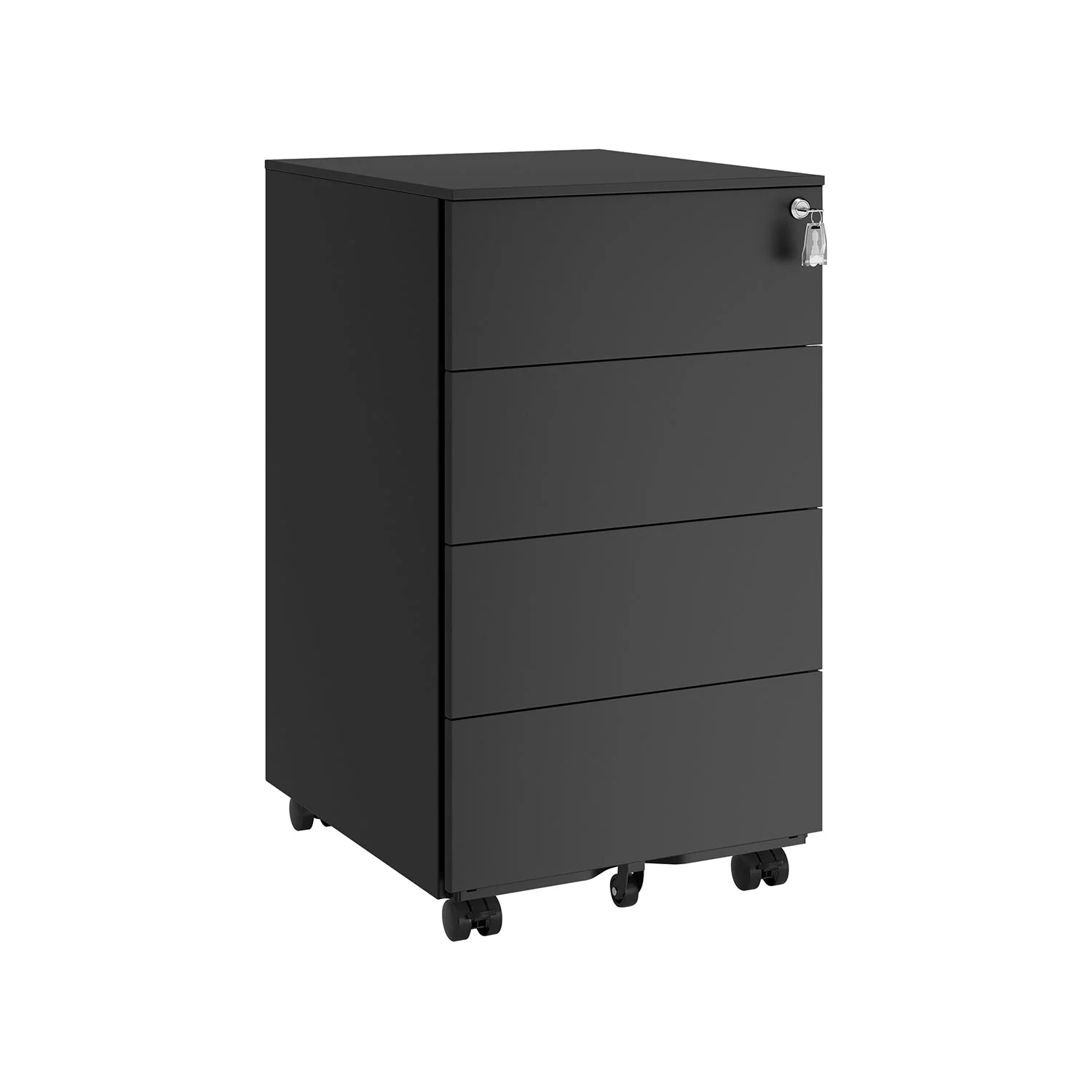Metalen Ladeblok Met 3 Laden – Compacte Kantooropberger op Wielen – Stevig en Veilig Design - Image 3