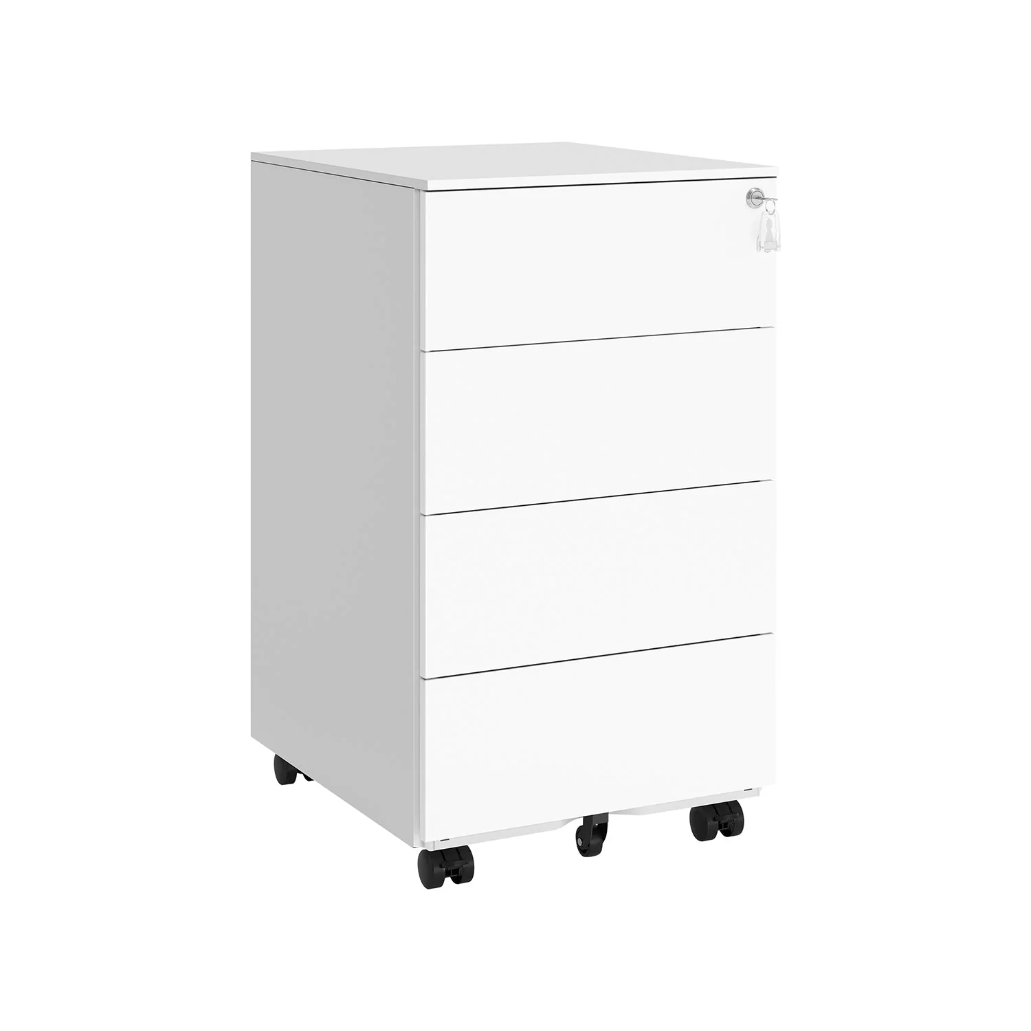Metalen Ladeblok Met 3 Laden – Compacte Kantooropberger op Wielen – Stevig en Veilig Design - Image 4
