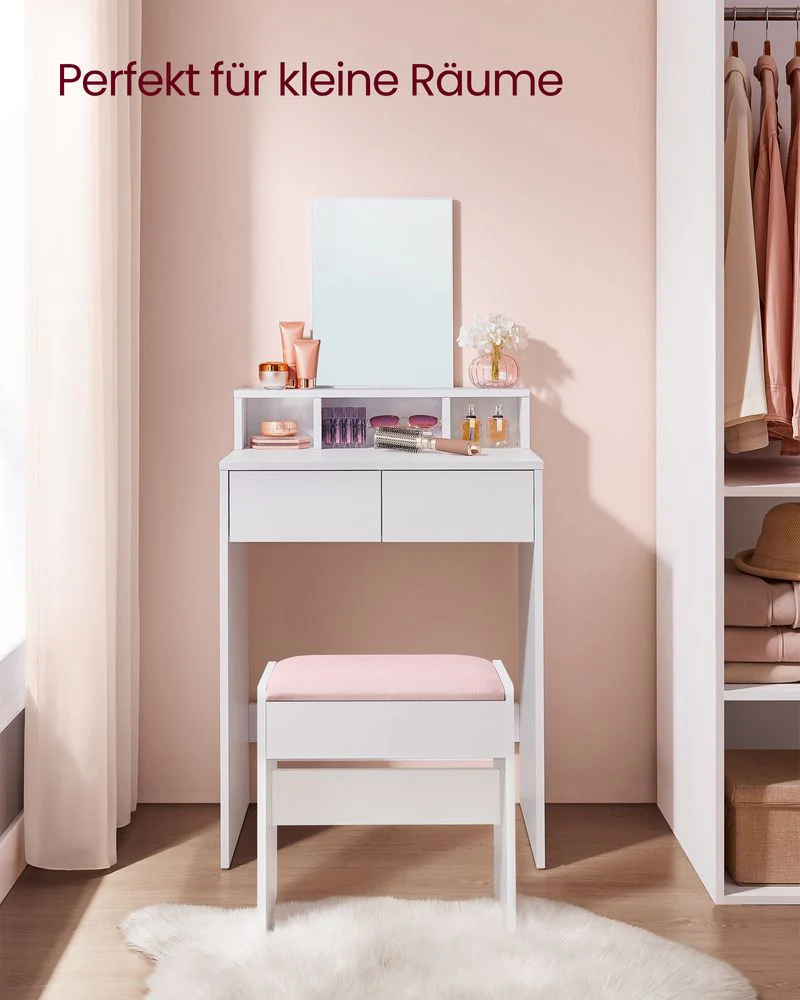 Moderne Kaptafel met Spiegel – Compact en Stijlvol - Image 5