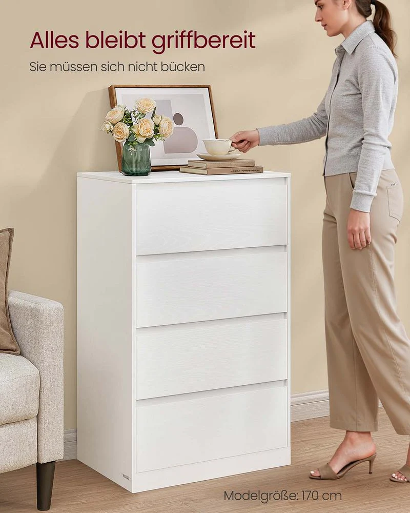 Moderne Ladekast Met 4 Lades – KAILYN Collectie – Minimalistisch Ontwerp - Image 3