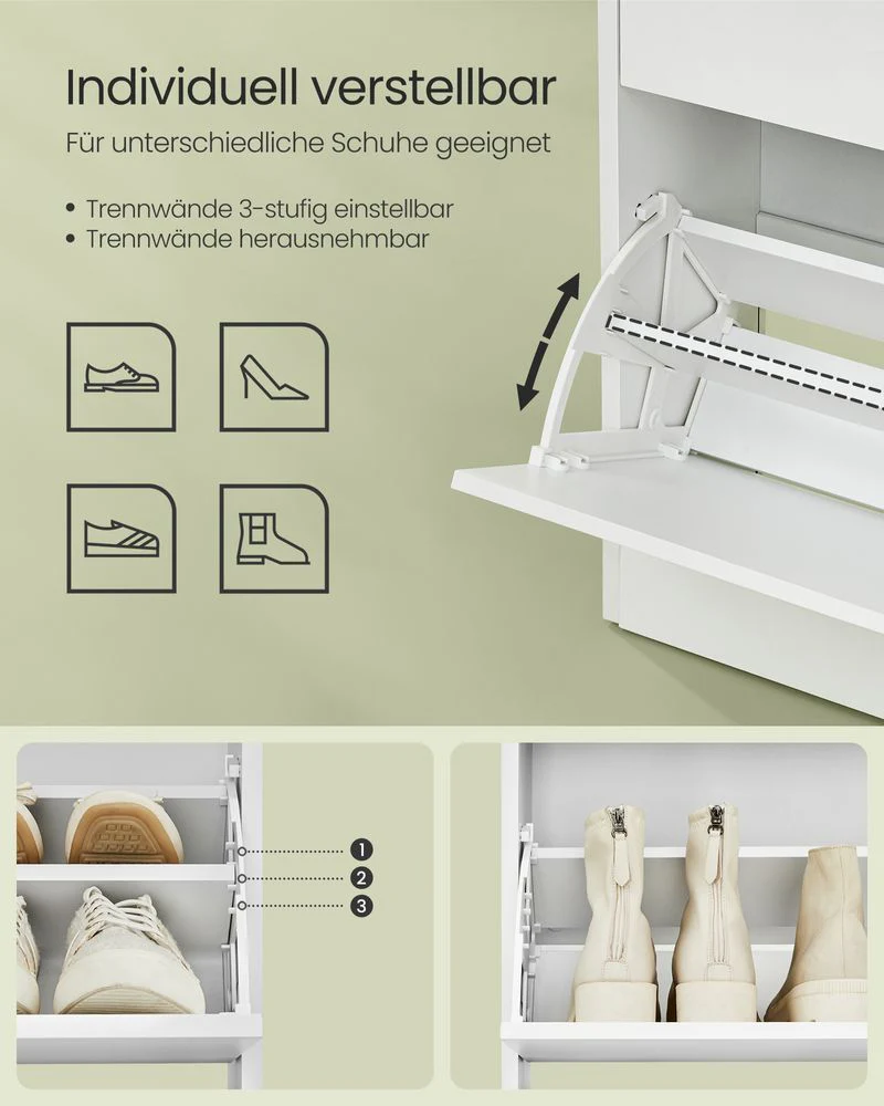 Moderne schoenenkast met verstelbare indeling en extra opbergruimte - Image 7