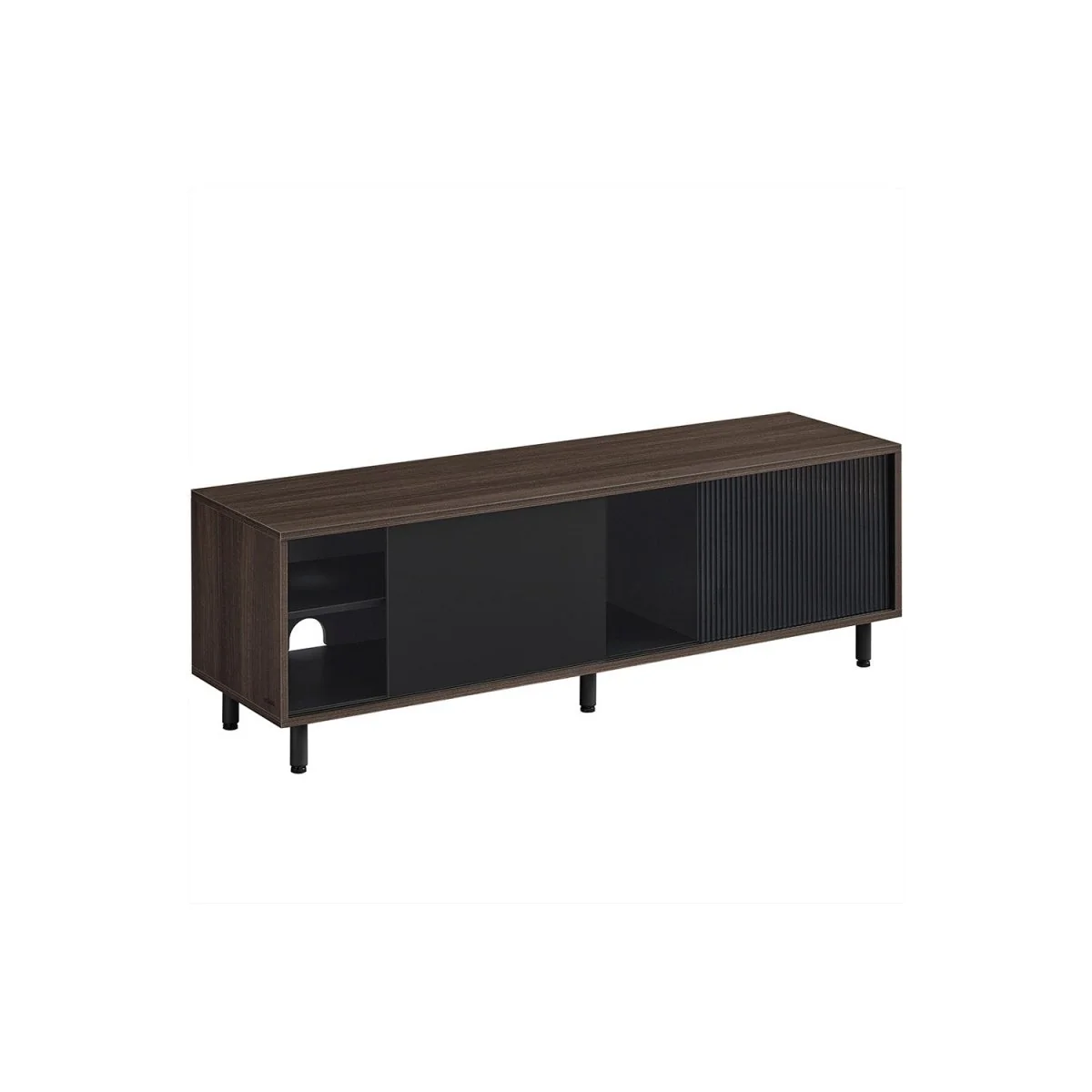 Moderne TV-meubel - Kast - Zwart / Wit - Image 2