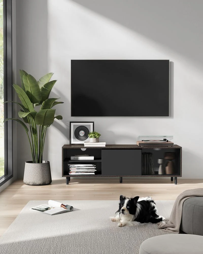 Moderne TV-meubel - Kast - Zwart / Wit - Image 3