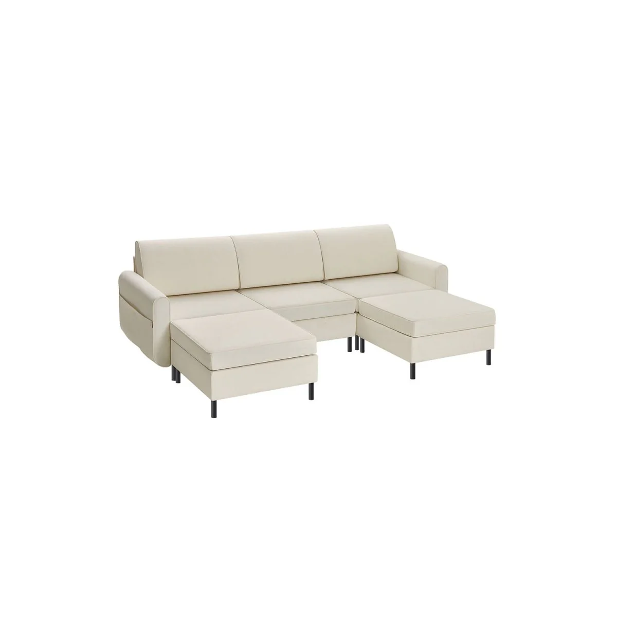 Modulaire Bank - Bouclé Bankstel - Verstelbaar - Image 10