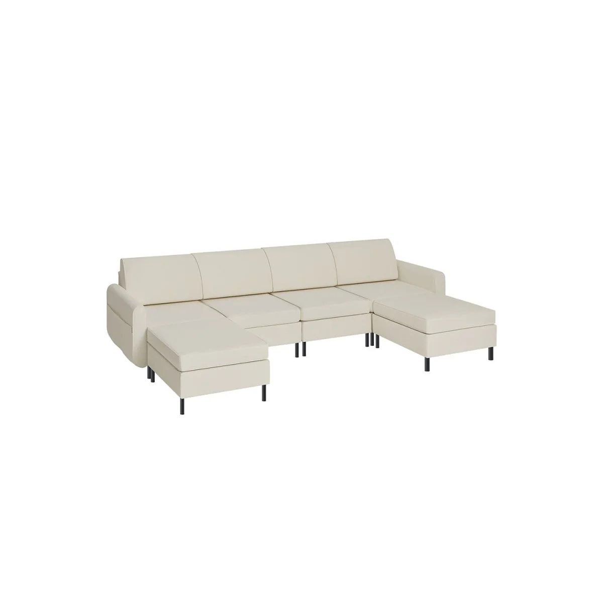 Modulaire Bank - Bouclé Bankstel - Verstelbaar - Image 11