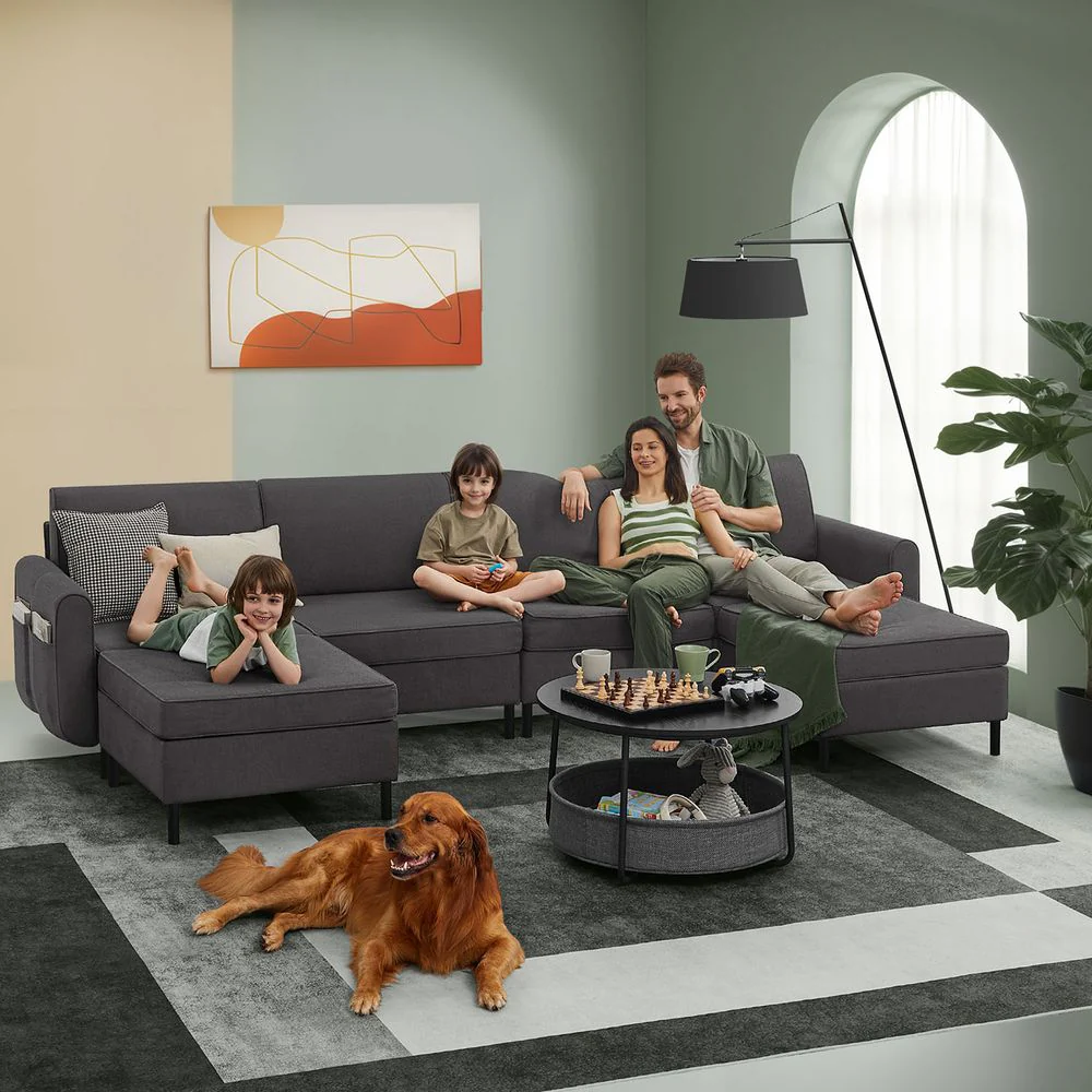 Modulaire Bank - Bouclé Bankstel - Verstelbaar - Image 13