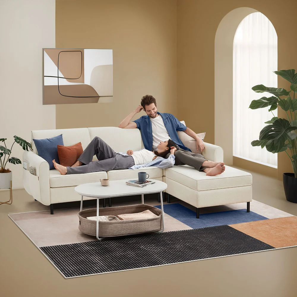 Modulaire Bank - Bouclé Bankstel - Verstelbaar - Image 14