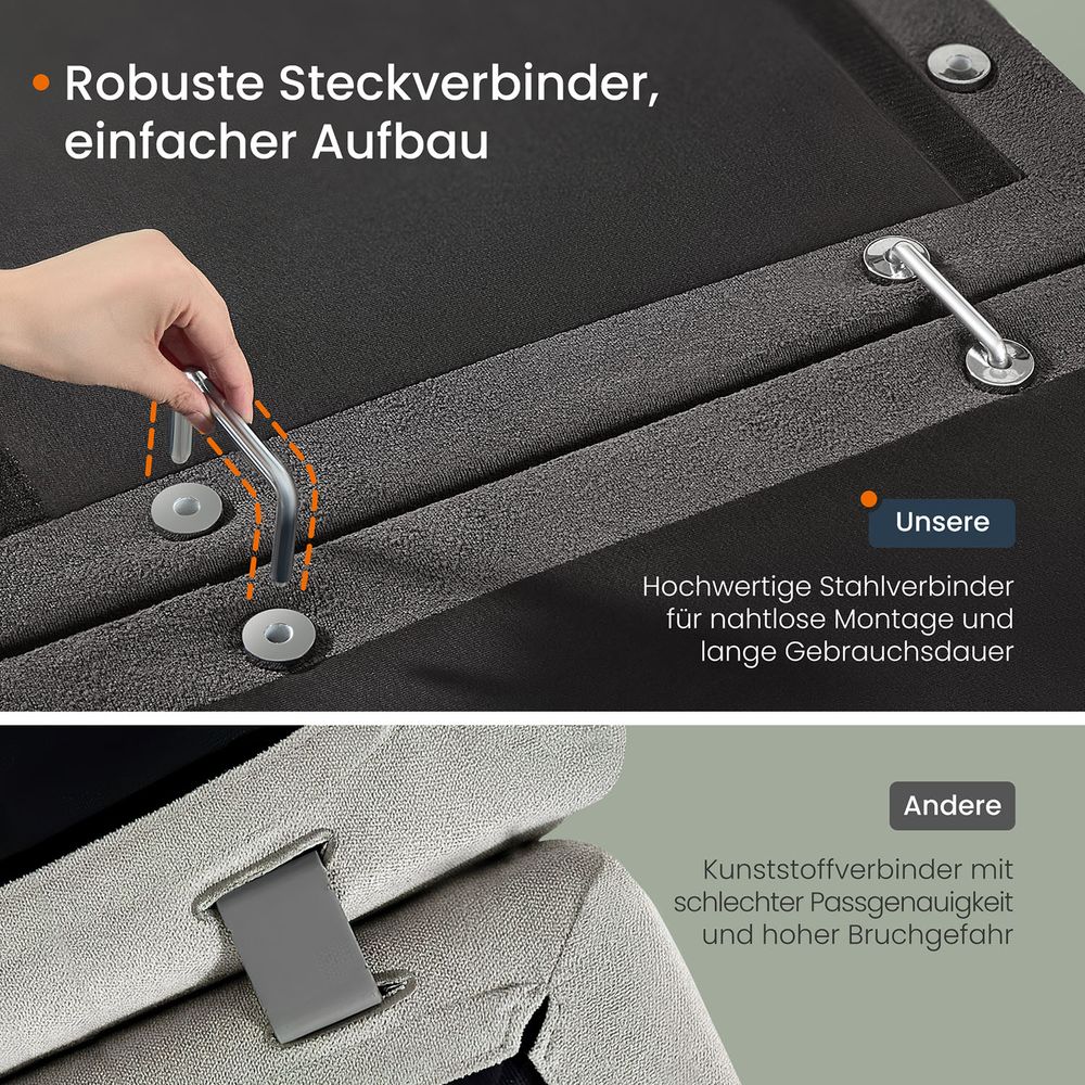 Modulaire Bank - Bouclé Bankstel - Verstelbaar - Image 17