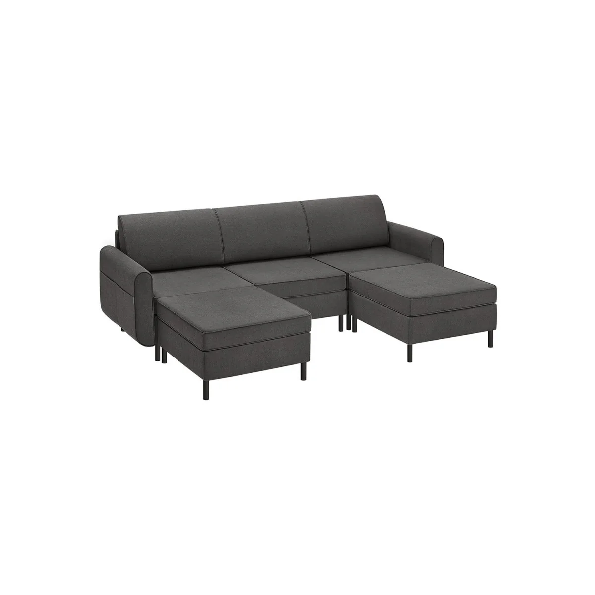Modulaire Bank - Bouclé Bankstel - Verstelbaar - Image 4