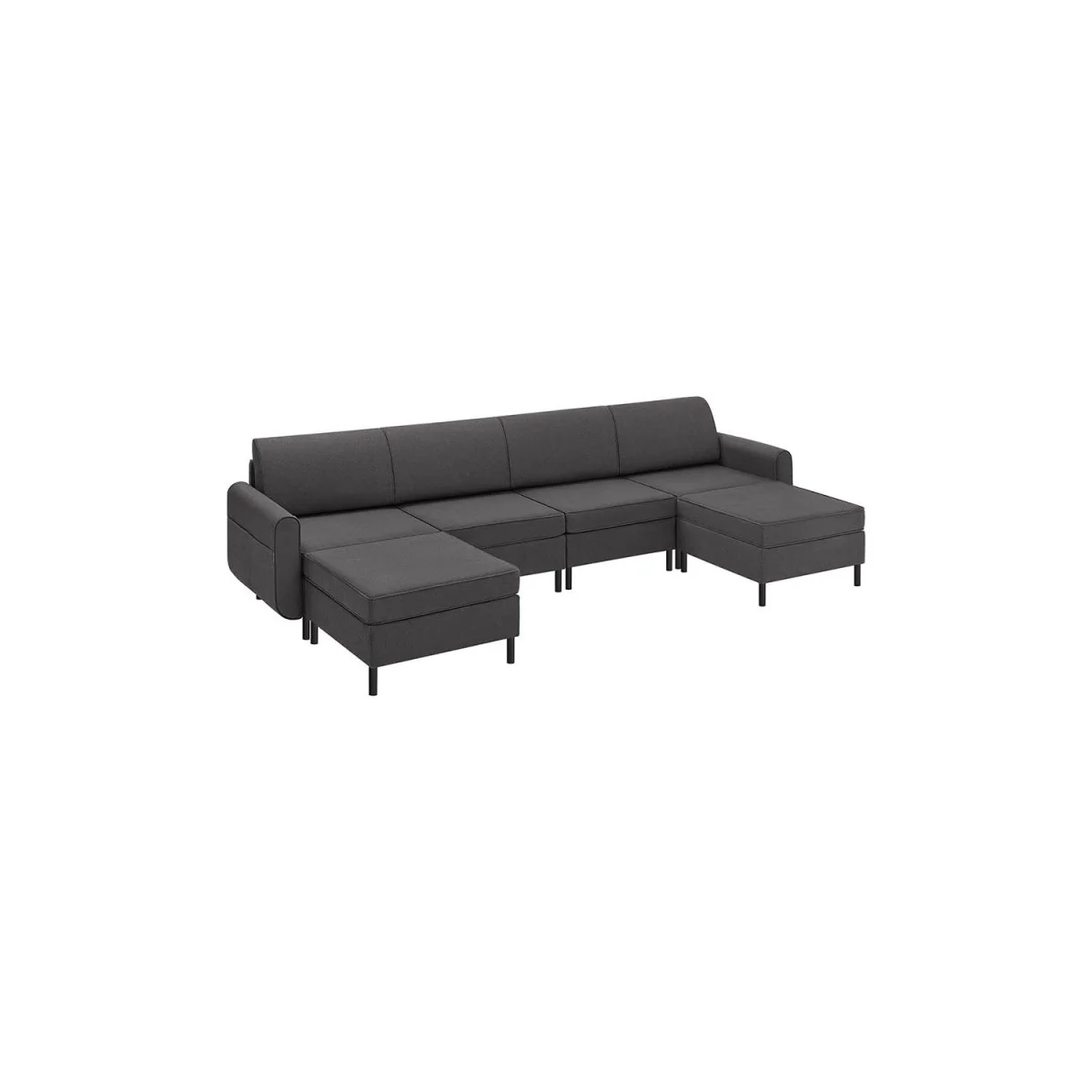 Modulaire Bank - Bouclé Bankstel - Verstelbaar - Image 5
