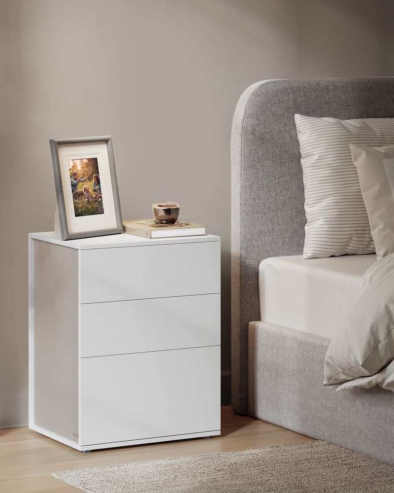 Nachtkastje met 3 Lades - Minimalistisch Design - Image 3