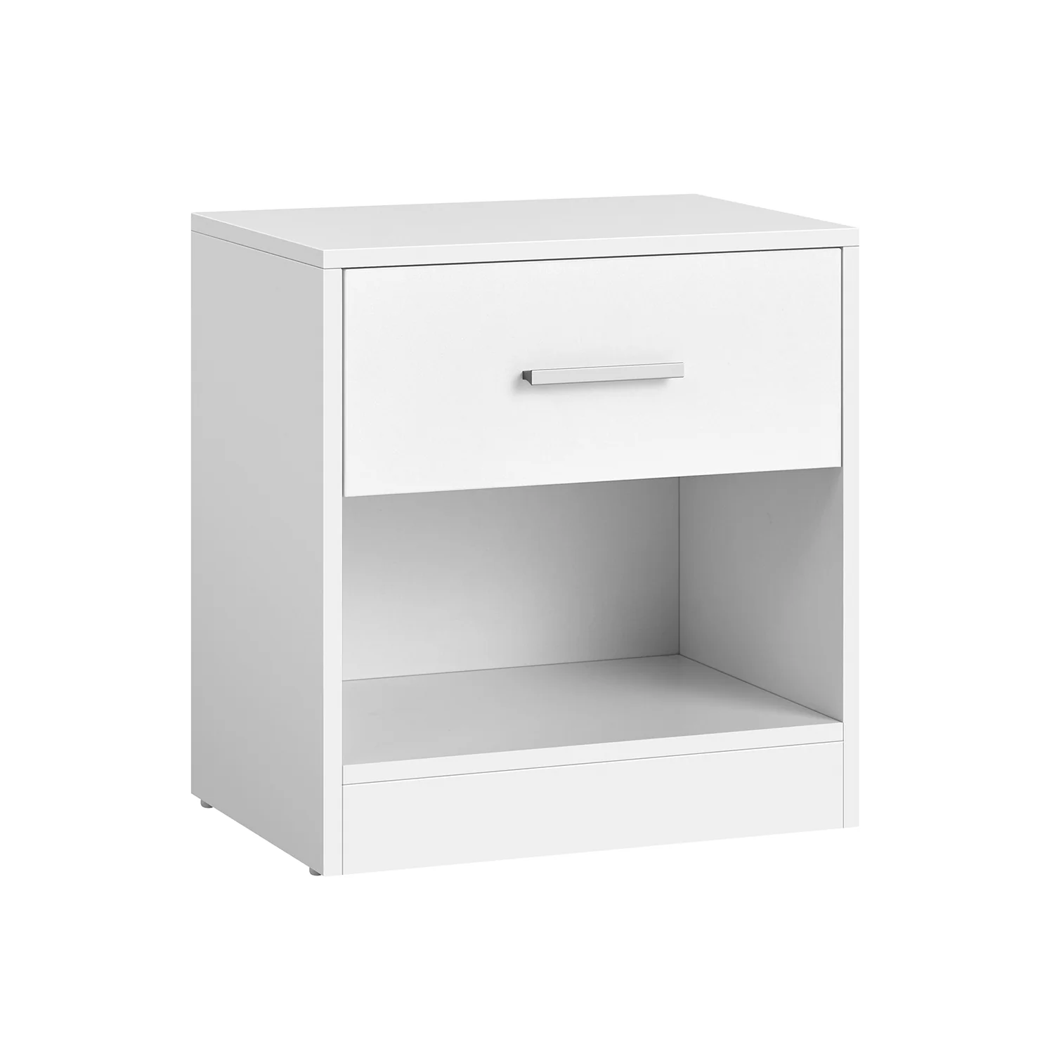 Nachtkastje – met Lade – Open vak – Spaanplaat – 28 x 39 x 41 cm