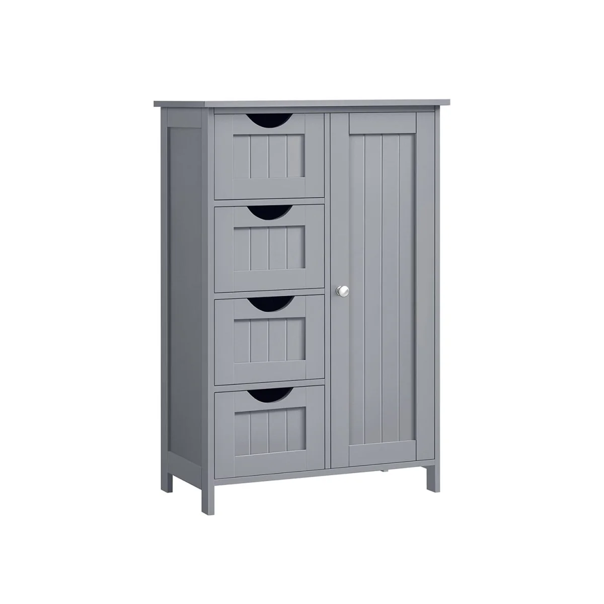 Badkamerkast - Ladekast - Opbergkast met Deur en Lades - 55 x 30 x 82 cm - Image 4