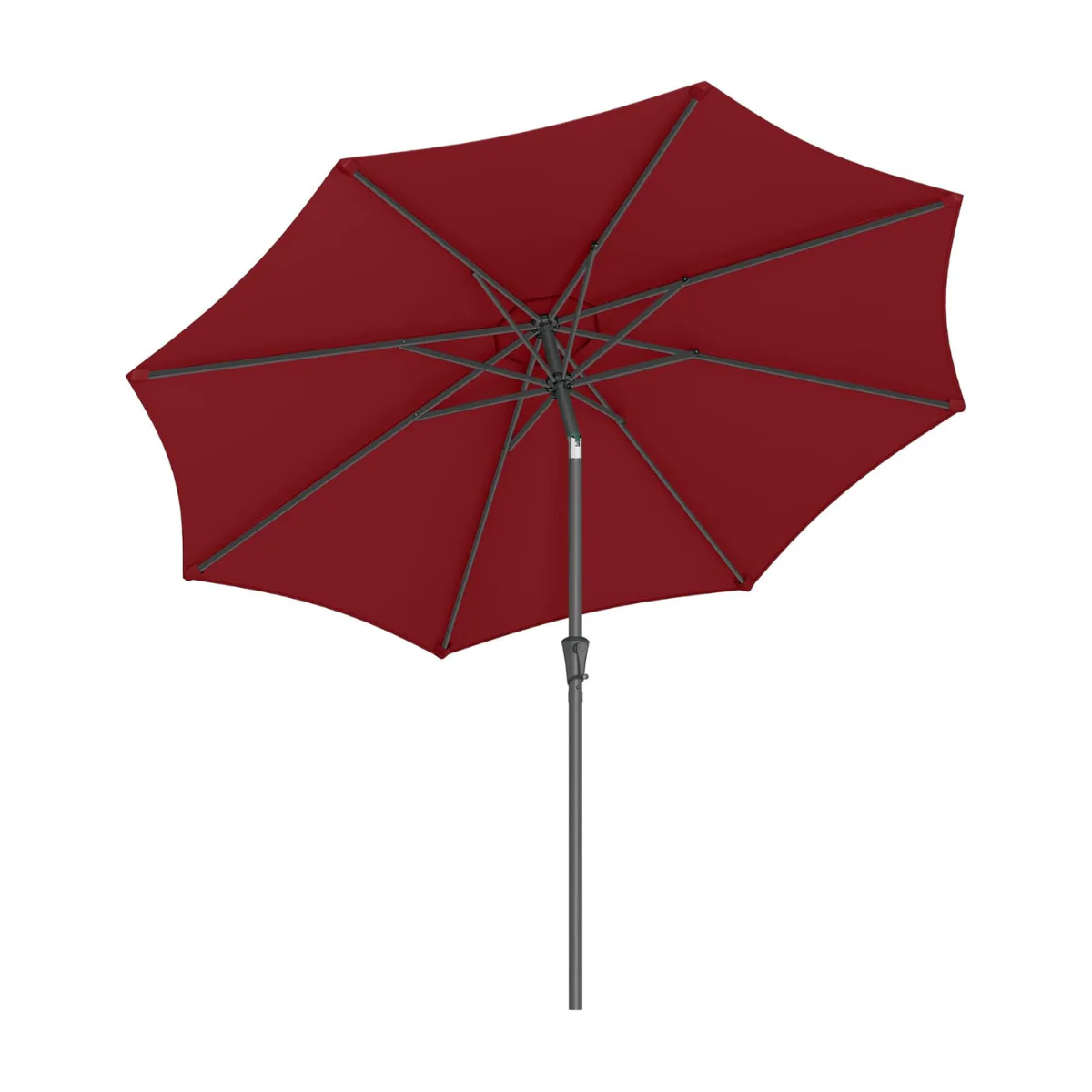 Tuinparasol – Ø 2 / 2.7 / 3 / 3.3 Meter – UPF 50+ Zonbescherming – Kantelbaar 30° – Met Zwengel – Zonder Standaard - Image 12