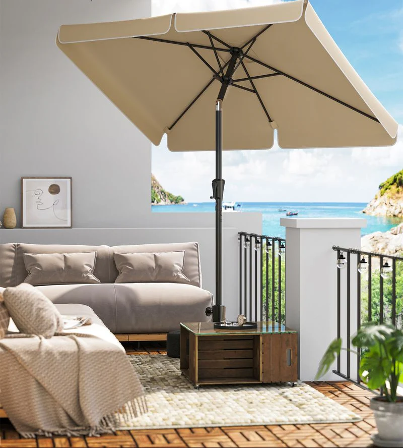 Rechthoekige Parasol - Balkon Parasol met Kantelfunctie - UV-bescherming - Image 7
