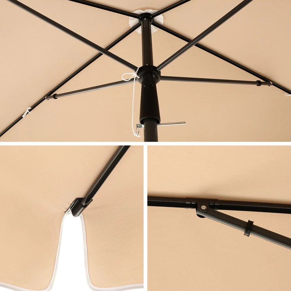 Rechthoekige Parasol - Kantelbaar - Hoogte Verstelbaar - UV-bescherming tot UPF 50+ - Image 15