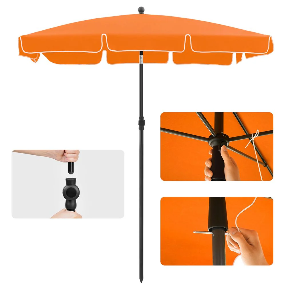 Rechthoekige Parasol - Kantelbaar - Hoogte Verstelbaar - UV-bescherming tot UPF 50+ - Image 16