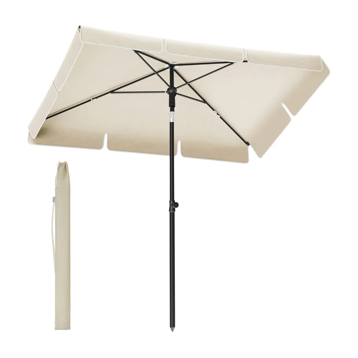 Rechthoekige Parasol - Kantelbaar - Hoogte Verstelbaar - UV-bescherming tot UPF 50+ - Image 4
