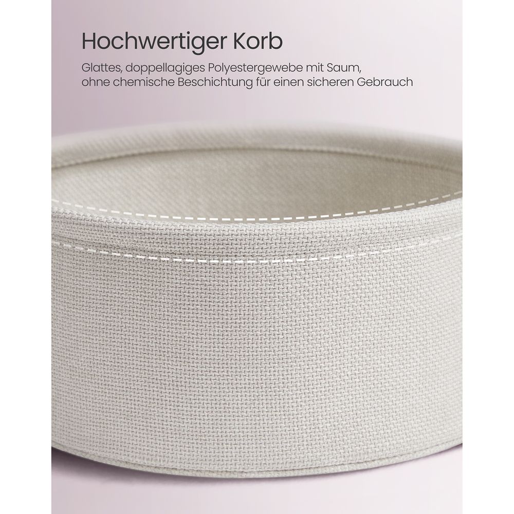 Moderne Ronde Bijzettafel met Opbergmand - Image 11