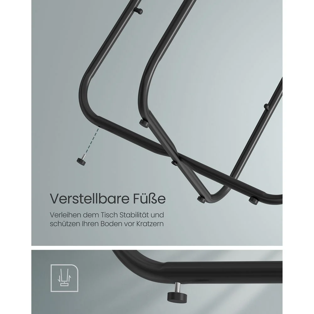 Moderne Ronde Bijzettafel met Opbergmand - Image 15