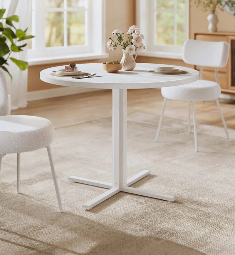Ronde Eettafel Ø 80 cm – Moderne Landhuisstijl – Hittebestendig & Waterafstotend - Image 3