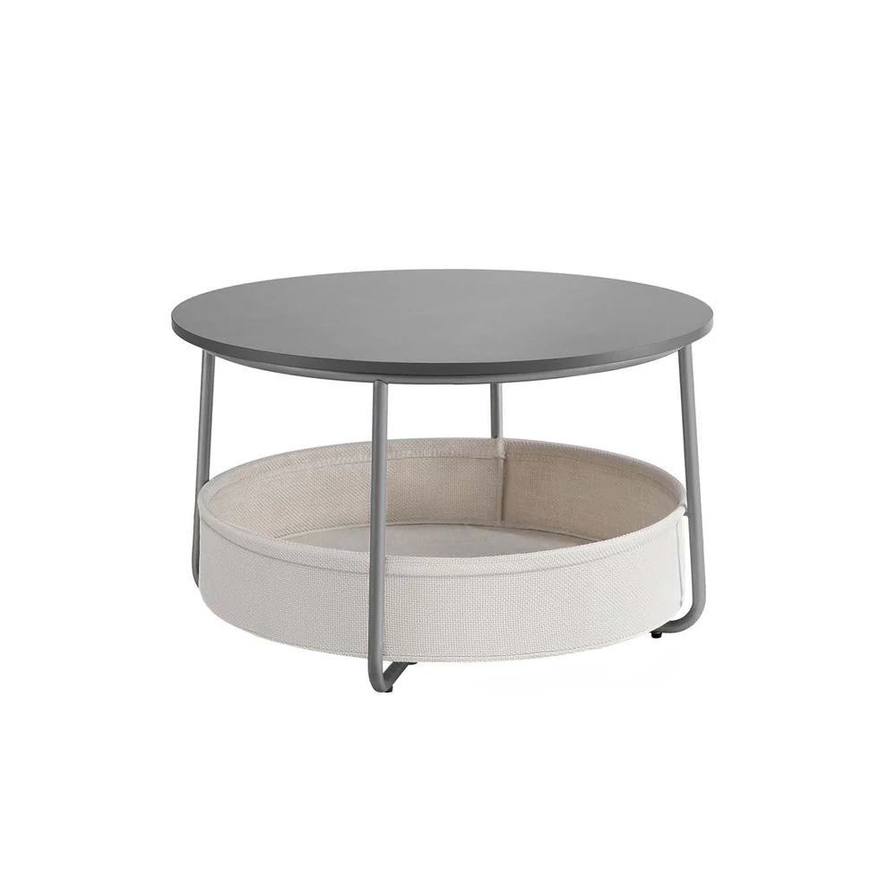 Ronde Salontafel met Opbergmand - Stijlvol en praktisch - 75 cm - Image 5