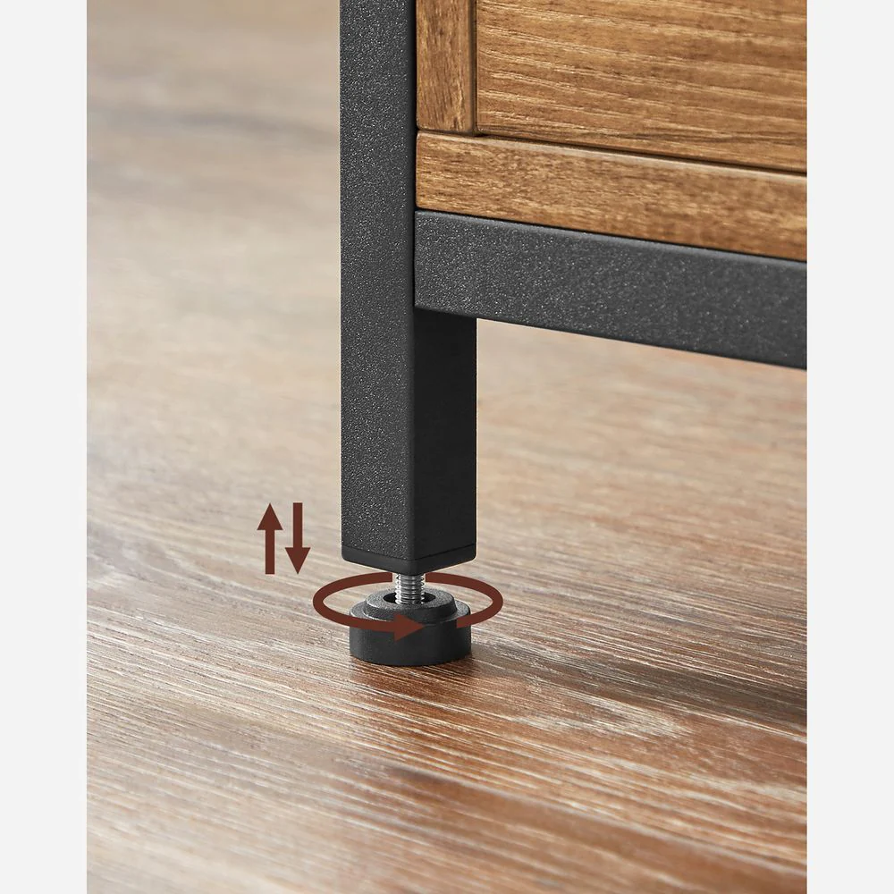 Salontafel met 2 Laden - Verstelbare Poten - 100 cm Breed - Image 7