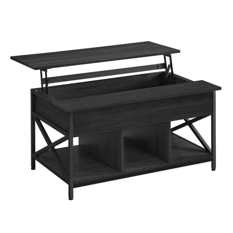 Salontafel met Opbergruimte - Blad in Hoogte Verstelbaar - Woonkamer Tafel - Image 9