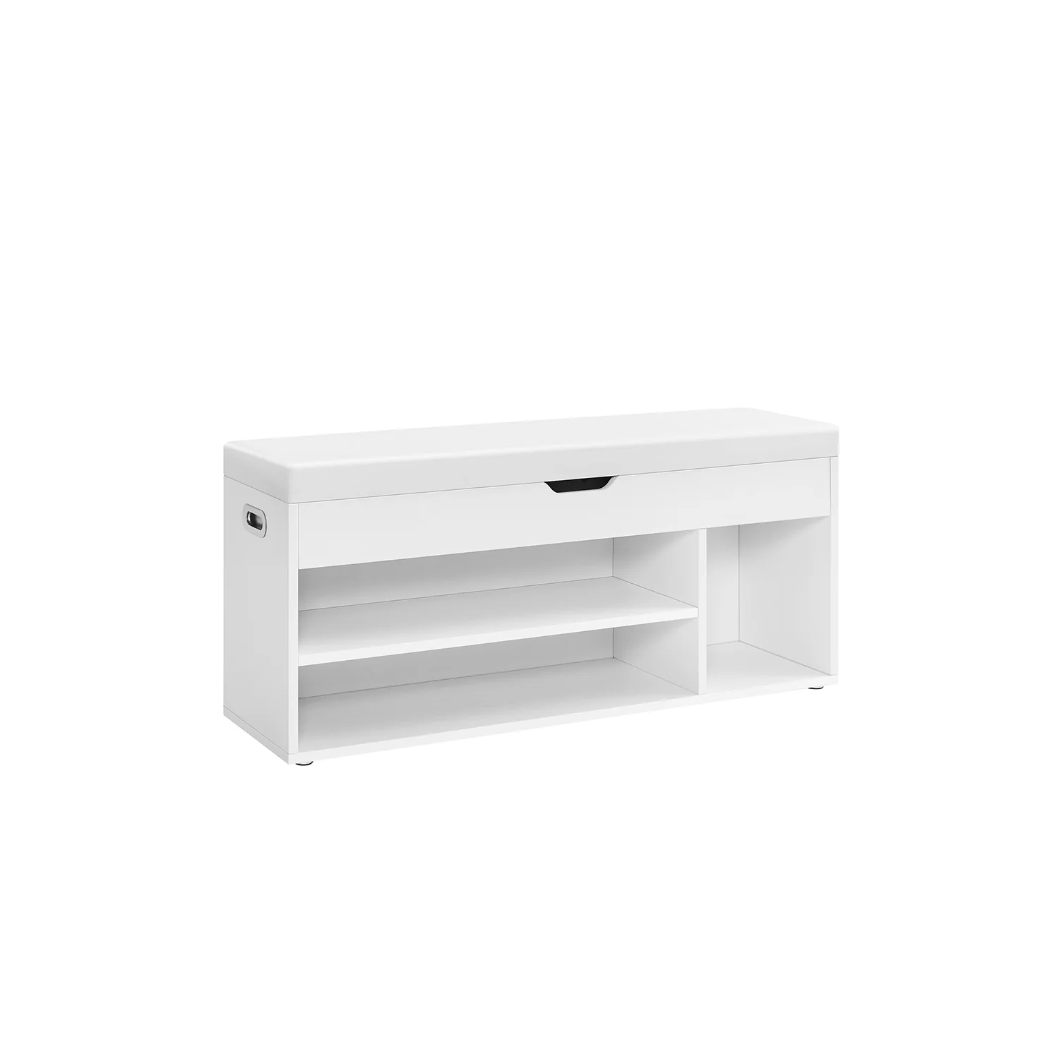 Schoenenopbergruimte – Schoenenbank met Zitting – Opbergbank met 3 Open Vakken – 30 x 80 x 44 cm – Draagvermogen tot 150 kg - Image 6