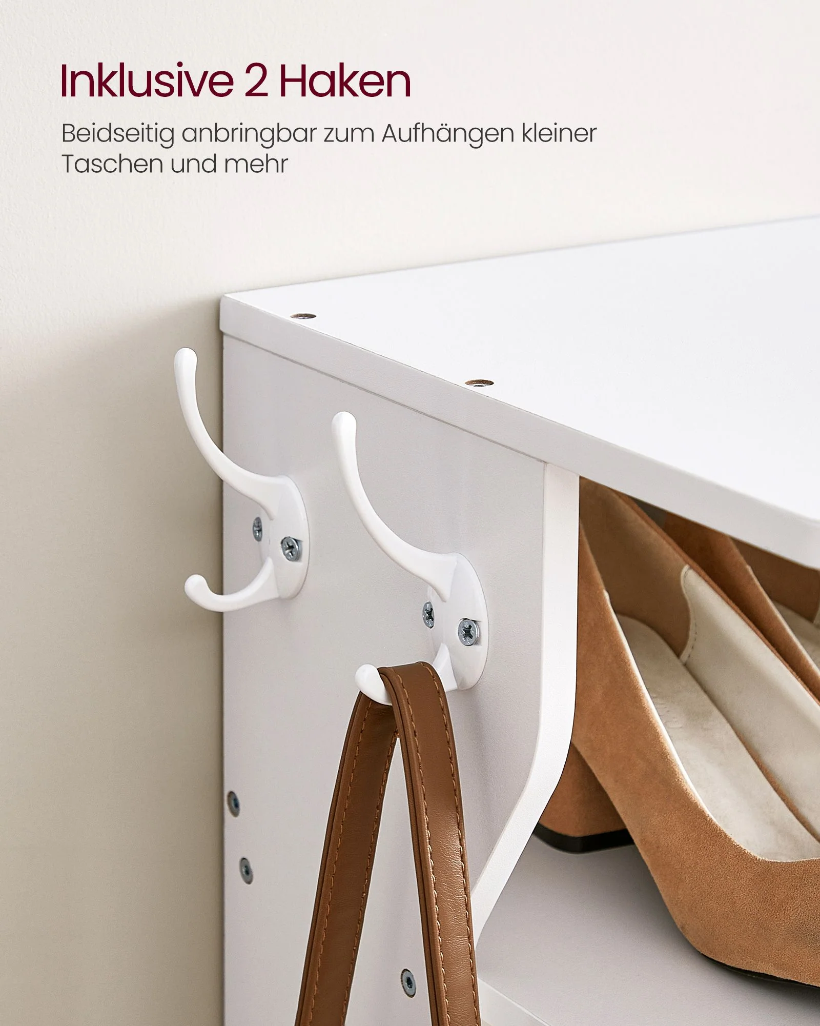 Schoenenopbergruimte – Smal schoenenrek – 7 planken – Vrijstaand – Ruimtebesparend - Image 4