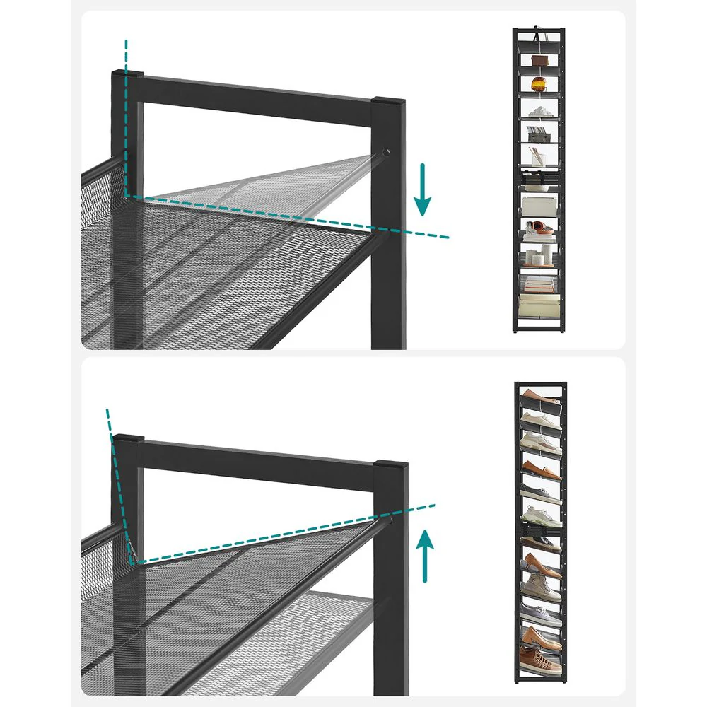 Schoenenrek 12-laags - Stapelbaar Opbergrek - Schoenenorganizer - Image 5