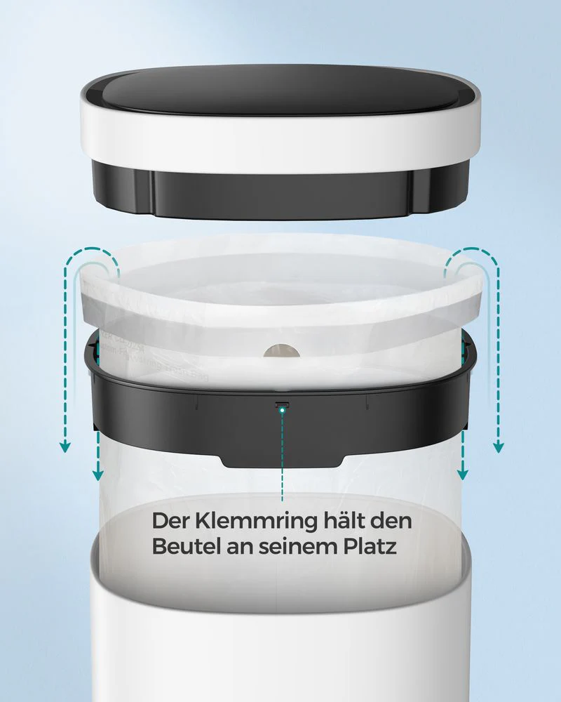Slimme sensor Afvalemmer 50L - Prullenbak - Compact - Image 9