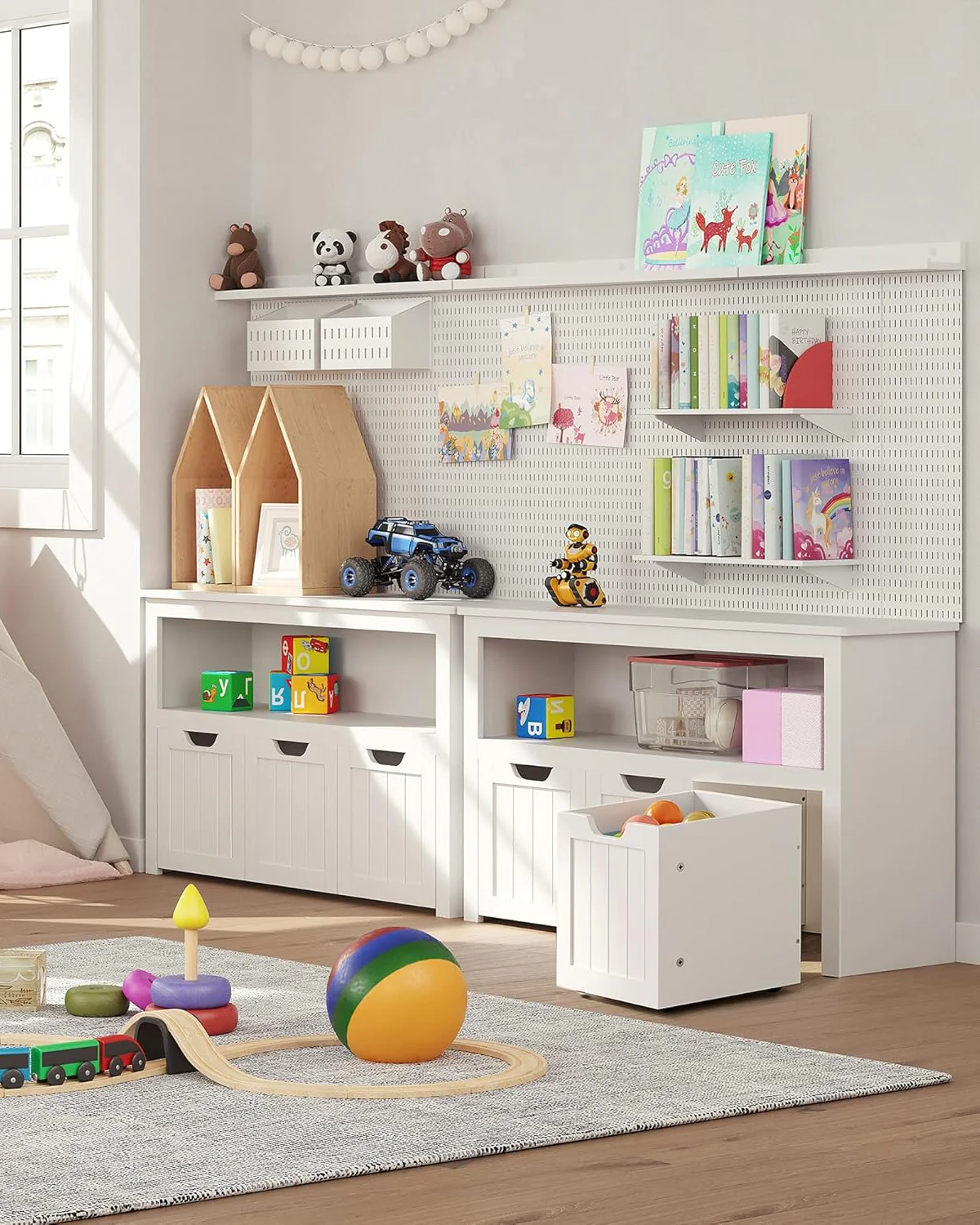 Speelgoedkast met 3 opbergbakken - Stijlvol en Praktisch - Kinderkamer - Image 11