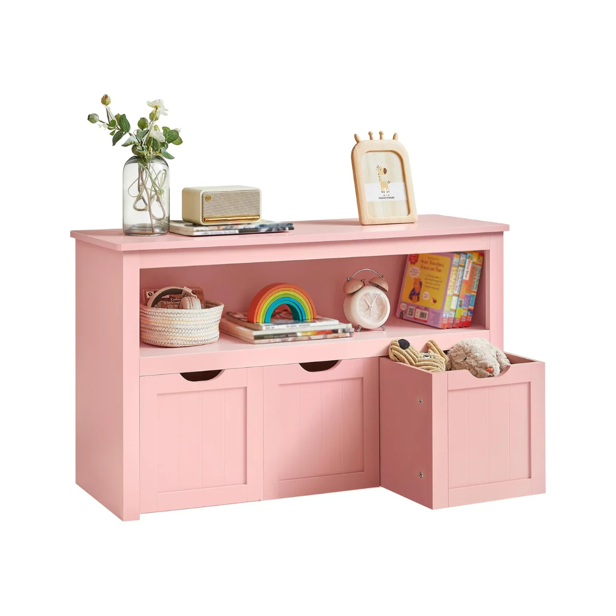Speelgoedkast met 3 opbergbakken - Stijlvol en Praktisch - Kinderkamer - Image 3