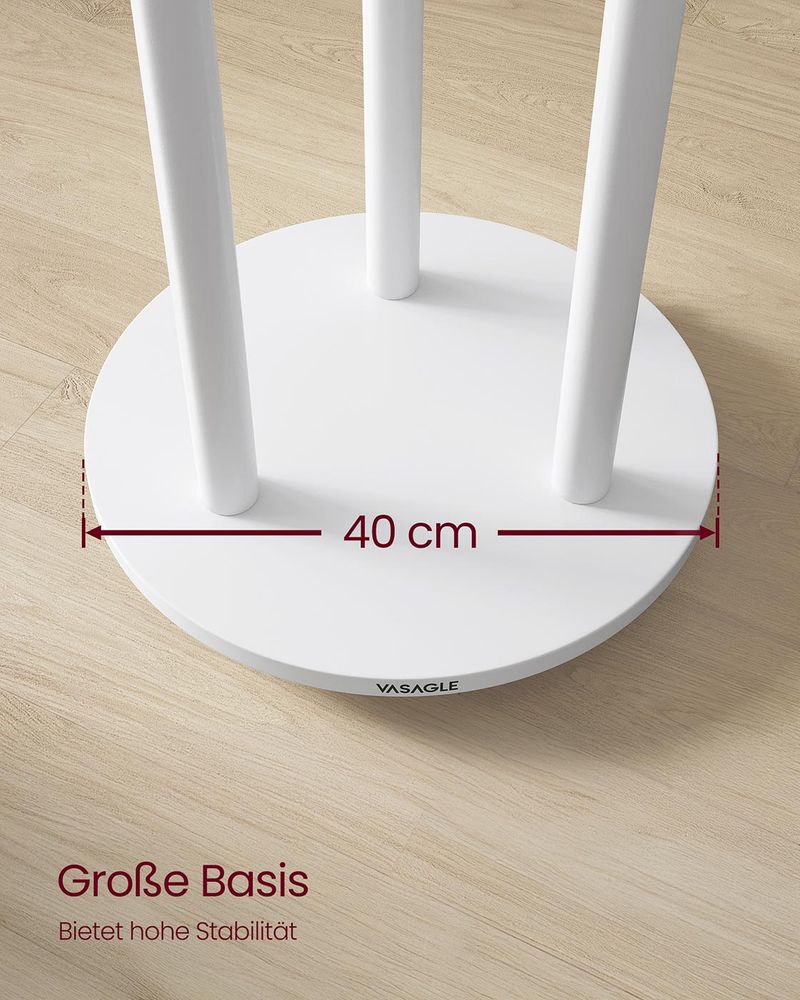 Staande Kapstok met Massief Houten Planken en Haken - Met Wieltjes - Image 6