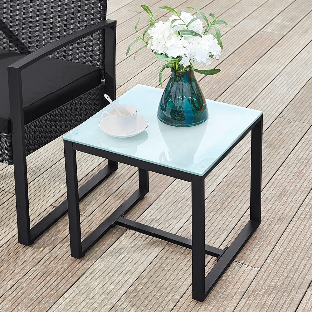 Stijlvol Balkonset met Rattanlook - Tuinset - Tuinstoelen met tafeltje - Image 7
