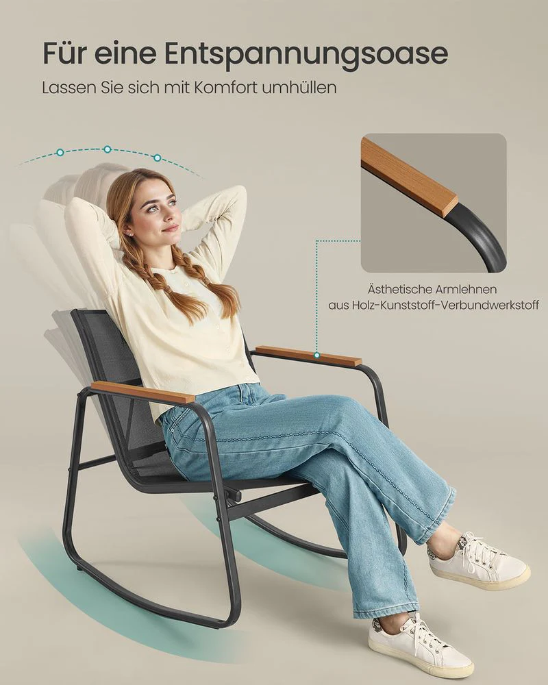 Tuinset 3-delig - Balkonset - 2 Stoelen met Bijzettafel - Image 4